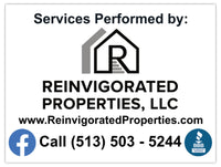 Reinvigorated Properties LLC Yard Sign