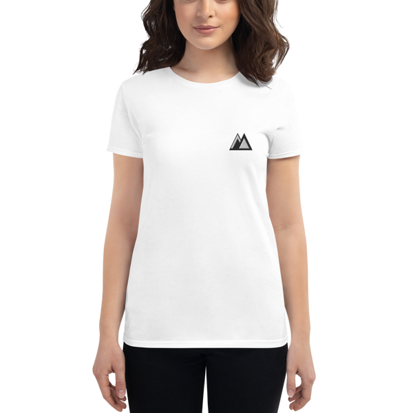Women's Embroidered short sleeve sharp t-shirt